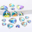 Mixed Sizes Crystal AB Trilliant Shape High Quality Glass Sew-on Rhinestones WholesaleRhinestone