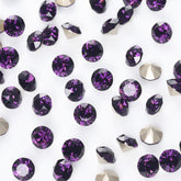Amethyst XIRIUS Chaton Shape High Quality Glass Pointed Back Fancy Rhinestones WholesaleRhinestone