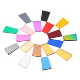 Trapezoid Shape Multi Colors Big Sizes Acrylic Sew-on Mirror For Dance Costume WholesaleRhinestone