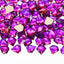 Diamond Shape Purple Volcano Flat Back Fancy Rhinestones WholesaleRhinestone
