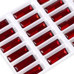 Siam Princess Baguette Shape High Quality Glass Pointed Back Fancy Rhinestones WholesaleRhinestone