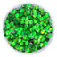 Flashing Brilliant Green Glass FlatBack Rhinestones Silver Back WholesaleRhinestone