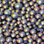 Mixed Sizes Mocha Opal Dk Gray Glass Flat Back Rhinestones For Nail Art WholesaleRhinestone