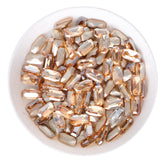 Golden Shadow Elongated Imperial Shape Glass Pointed Back Fancy Rhinestones WholesaleRhinestone
