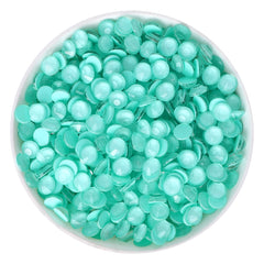 Neon Turquoise Glass FlatBack Neon Rhinestones WholesaleRhinestone