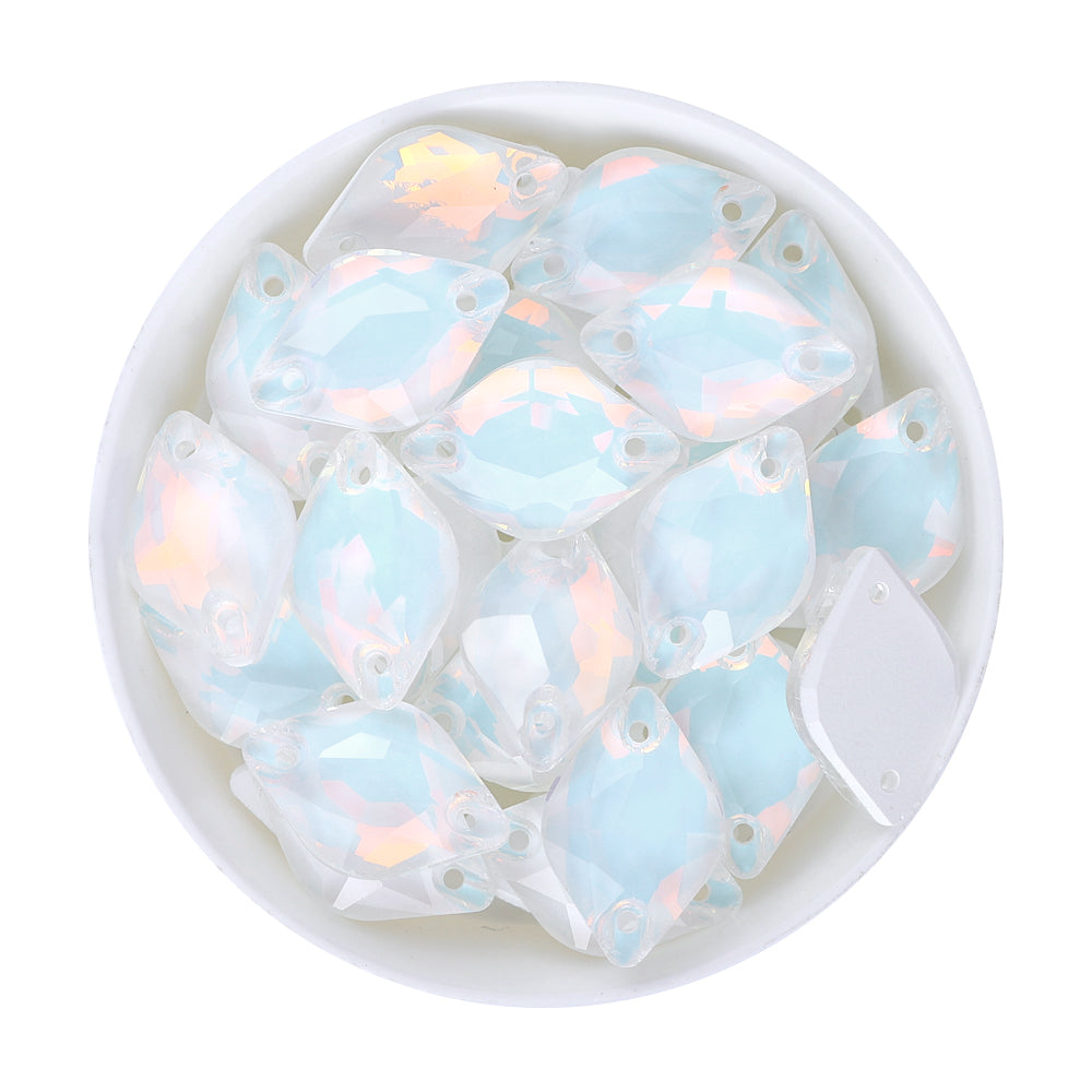 Crystal AM Lemon Shape High Quality Glass Sew-on Rhinestones WholesaleRhinestone