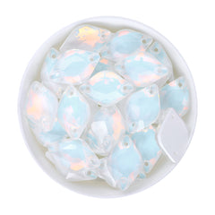 Crystal AM Lemon Shape High Quality Glass Sew-on Rhinestones WholesaleRhinestone