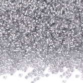 Transparent Color Lined Sliver Hight Quality Glass Cylinder Seed Beads 1.6 MM Size DJS5006 WholesaleRhinestone