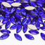 Navette Shape Sapphire Flat Back Fancy Rhinestones WholesaleRhinestone