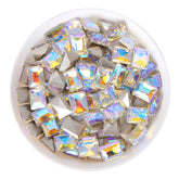 Paradise Shine Rectangle Shape Glass Pointed Back Fancy Rhinestones WholesaleRhinestone