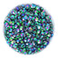 Peacock Green Glass FlatBack Rhinestones Silver Back WholesaleRhinestone