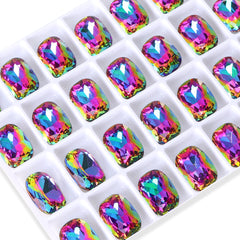 Volcano Cushion Shape High Quality Glass Pointed Back Fancy Rhinestones WholesaleRhinestone