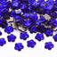 5 leaf plum blossoms Shape Sapphire Flat Back Fancy Rhinestones WholesaleRhinestone