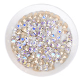 Moonlight Heart Shape Glass Pointed Back Fancy Rhinestones WholesaleRhinestone