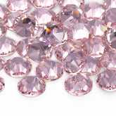 Light Rose XIRIUS Round Shape High Quality Glass Beveled Flat Back Rhinestones WholesaleRhinestone