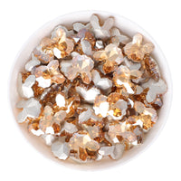 Golden Shadow Rabbit Shape Glass Pointed Back Fancy Rhinestones WholesaleRhinestone
