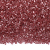 Transparent Dark Berry Silk Satin Cat's Eye Color Hight Quality Glass Cylinder Seed Beads 1.6 MM Size MY4008 WholesaleRhinestone