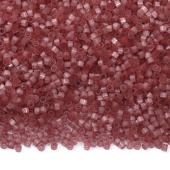 Transparent Dark Berry Silk Satin Cat's Eye Color Hight Quality Glass Cylinder Seed Beads 1.6 MM Size MY4008 WholesaleRhinestone