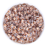 Crystal Leopard Grain Glass FlatBack Rhinestones White Back WholesaleRhinestone