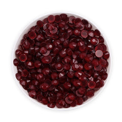 Mocha Neon Dk Siam Glass Flat Back Rhinestones WholesaleRhinestone