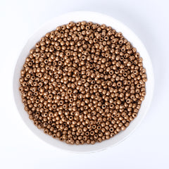 Glass Galvanized Seed Beads 12/0 Size 1.8mm GA-1037 Color WholesaleRhinestone