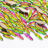 Navette Shape Rainbow Flat Back Fancy Rhinestones WholesaleRhinestone