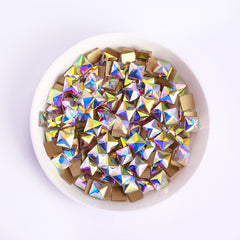 Square Shape Crystal AB Flat Back Fancy Rhinestones WholesaleRhinestone