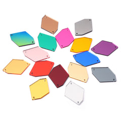 Cosmic Shape Multi Colors Acrylic Sew-on Mirror For Dance Costume WholesaleRhinestone