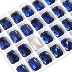 Montana Thin Octagon Shape High Quality Glass Pointed Back Fancy Rhinestones WholesaleRhinestone