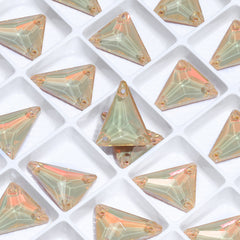 Slim Triangle Shape Silk AM High Quality Glass Sew-on Rhinestones WholesaleRhinestone