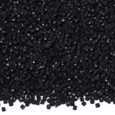 Opaque Frost Black Color Hight Quality Glass Cylinder Seed Beads 1.6 MM Size BS1015 WholesaleRhinestone