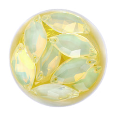 Jonquil AM Diamond Leaf Shape High Quality Glass Sew-on Rhinestones WholesaleRhinestone