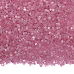 Transparent Fiber-Optic Tea Rose Cat's Eye Color Hight Quality Glass Cylinder Seed Beads 1.6 MM Size MY4006 WholesaleRhinestone