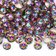 Volcano Gemstone Flower Shape High Quality Glass Pointed Back Fancy Rhinestones WholesaleRhinestone