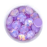 Lavender AM Rivoli Shape High Quality Glass Sew-on Rhinestones WholesaleRhinestone