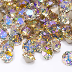 Paradise Shine XIRIUS Chaton Shape High Quality Glass Pointed Back Fancy Rhinestones WholesaleRhinestone