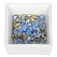 Mixed Shapes Blue Opal Flat Back Fancy Rhinestones For Nail Art WholesaleRhinestone