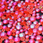 Mixed Sizes Mocha Shimmer Dk Orange Glass Flat Back Rhinestones For Nail Art WholesaleRhinestone