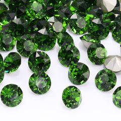 Fern Green XIRIUS Chaton Shape High Quality Glass Pointed Back Fancy Rhinestones WholesaleRhinestone