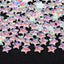 Star Shape Mocha White Flat Back Fancy Rhinestones WholesaleRhinestone