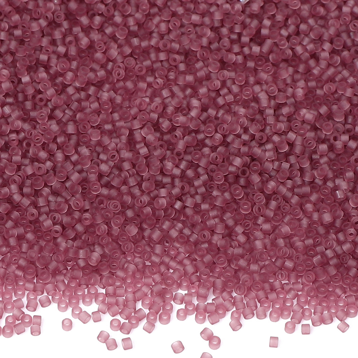 Transparent Frost Light Purple Color Hight Quality Glass Cylinder Seed Beads 1.6 MM Size BS1023 WholesaleRhinestone