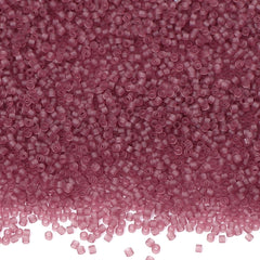 Transparent Frost Light Purple Color Hight Quality Glass Cylinder Seed Beads 1.6 MM Size BS1023 WholesaleRhinestone