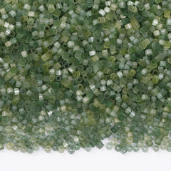 Transparent Olive Green Cat's Eye Color Hight Quality Glass Cylinder Seed Beads 1.6 MM Size MY4004 WholesaleRhinestone