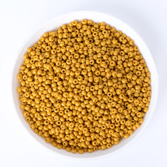 Glass Galvanized Seed Beads 12/0 Size 1.8mm GA-1032 Color