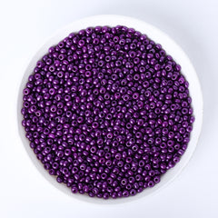 Glass Galvanized Seed Beads 12/0 Size 1.8mm GA-1056 Color WholesaleRhinestone