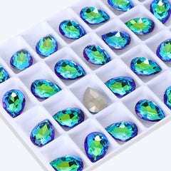 Sphinx Pear Shape High Quality Glass Pointed Back Fancy Rhinestones WholesaleRhinestone