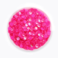 Mocha Shimmer Rose Glass Flat Back Rhinestones WholesaleRhinestone
