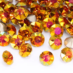 Astral Pink XIRIUS Chaton Shape High Quality Glass Pointed Back Fancy Rhinestones WholesaleRhinestone