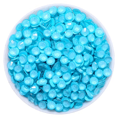 Neon Ice Blue Glass FlatBack Neon Rhinestones WholesaleRhinestone