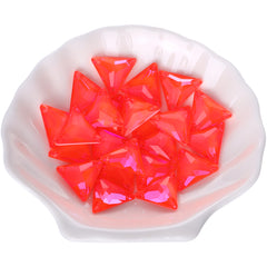 Electric Neon Hyacinth Triangle Shape High Quality Glass Sew-on Rhinestones WholesaleRhinestone